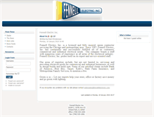 Tablet Screenshot of fennellelectricinc.com